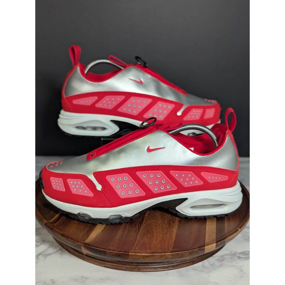 Nike Air Max SNDR Fusion Red Metallic Silver Sunder IH3988-001 Women Size 7.5